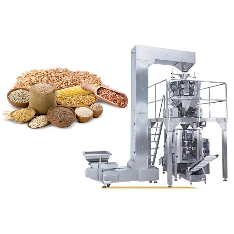 High Quality Automatic 1Kg Mixed Nuts Filling Packing Machine For Cashew Beans Packaging Peanuts Pistachio Bag Packing Machine