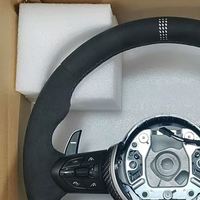 Volant en suède et fibre de carbone en stock pour BMW X3 X5 M3 M5 F22 F30 F32 F35 F36 F20 F35 M6 F10 F25 F11 F12 F15 F16 E90
