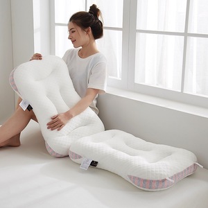 Almohada para el cuello con logotipo personalizado de la mejor calidad, cama de hotel redonda, alivio de la comodidad, fatiga, dolor de cabeza, masaje, almohada - Product Image 2