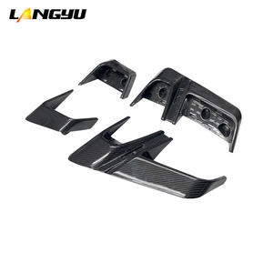 อุปกรณ์เสริมภายนอกอื่นๆ2019 + ช่องระบายอากาศ W463A สำหรับ Mercedes-Benz G Class G63 W464คาร์บอนไฟเบอร์แห้งช่องระบายอากาศด้านข้าง - Product Image 4