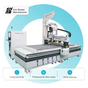 3d lavorazione del legno taglio del legno 3 assi 4 * 8ft 1300*2500mm mdf 1325 ATC router di cnc