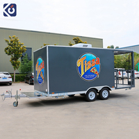 Remolque de Comida Callejera CAMPTRL, Camión de Comida de Kebab, Bar Móvil, Remolque de Concesión, Totalmente Equipado, Carrito de Comida de Restaurante, Camioneta de Venta