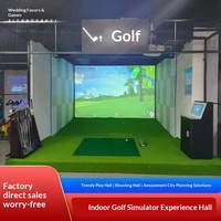 Centre d'Expérience Sportive Numérique Interactif Coréen pour la Pratique de Golf en Salle – Amusement Commercial