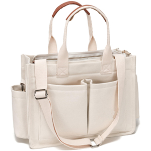 Экологичная складная сумка для покупок с логотипом, многоразовая легкая моющаяся хлопковая Холщовая Сумка для покупок - Product Image 1