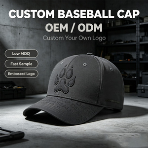 Cappellini da Baseball Strutturati a 6 Pannelli di Qualità Originale, Berretti Sportivi a Forma di Zampa di Animale, Cappello con Logo Personalizzato, Gorras Animales - Product Image 1
