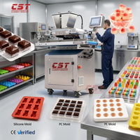 Machine de dépose de bonbons gélifiés industrielle CST à grande vitesse 300-800 kg/h, équipement de production automatique de bonbons certifié CE FDA pour 24/7
