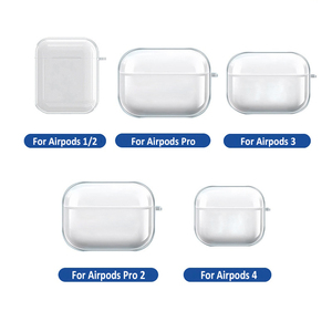 เคสซิลิโคน TPU ใสกันกระแทกสำหรับหูฟัง Airpods 1 2 3 4 Pro 2 ขายส่งจากโรงงานมืออาชีพ - Product Image 5