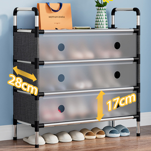 <span class=keywords><strong>Meuble</strong></span> à <span class=keywords><strong>chaussures</strong></span> métallique OEM 5/6 niveaux détachable, anti-rouille et anti-humidité, pour entrée et chambre, idéal pour ranger les sacs - Product Image 4