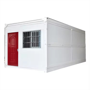 Custom Prefab Foldable Steel Container Home Villa with Window-Modular Design for Mining Camp & Dormitory Use - Product Image 1