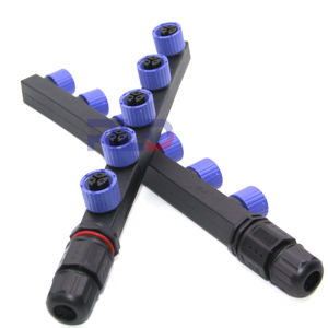 新しいM20 2ピンFタイプクイックコネクタプッシュタイプ3コア防水FシェイプコネクタLED照明用 - Product Image 6