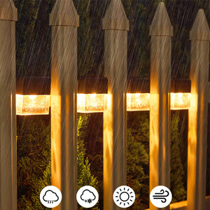Lampes solaires LED étanches pour clôtures, marches de <span class=keywords><strong>terrasse</strong></span>, escaliers de jardin, rampes de <span class=keywords><strong>terrasse</strong></span> et éclairage décoratif de <span class=keywords><strong>piscine</strong></span> - Product Image 3