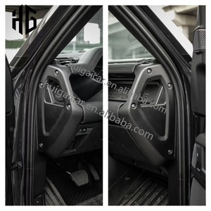 Nouvelle arrivée accessoires de garnitures intérieures automatiques en Fiber de carbone pour Land Rover Defender pièces intérieures centrales - Product Image 3