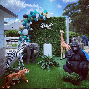 Sợi thủy tinh figurine nhựa Anime figurine động vật bên trang trí đạo cụ voi lớn bức tượng cuộc sống Kích thước Hươu bò điêu khắc - Product Image 2