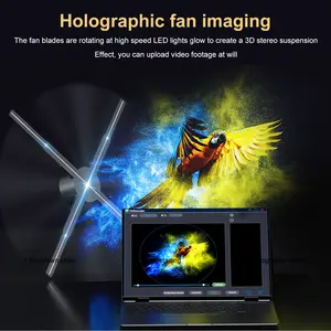Proyectores Hologramas 3D Hologram Technology Holographic Display Hologram 3d Fan Holograma 3d Video Hologram