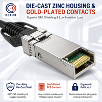 KEXINT 10GBASE-CU 1M 10G SFP+ zu SFP+ Passives DAC Twinax-Kabel mit EEPROM 30AWG Kupfer-Verbindungskabel für ToR-Server-Stacking