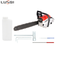 China Memproduksi LSQ5800B Pompa-Film Type Genggam Pemotong Kayu Bensin 58cc 2-Stroke Kecil Chain Saw
