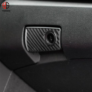 Fibre de carbone pour Pontiac G8 2008-2009 pour Holden Commodore 2006-2012 boîte à gants du copilote interrupteur panneau couverture autocollant accessoires - Product Image 4