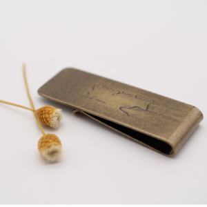 कारखाने की बिक्री सस्ती गुणवत्ता धातु अनुकूलित प्राचीन फिनिश मनी क्लिप - Product Image 1