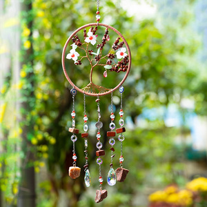Acchiappasogni in Cristallo <span class=keywords><strong>Albero</strong></span> della Vita con Ciondolo Occhio di Allah, Decorazione Murale per la Casa - Product Image 6