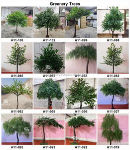 Árbol Artificial de Hojas Verdes de 2.5 Metros de Altura para Decoración de Bodas al Aire Libre, Planta de Hojas Verdes Artificiales, Árbol de Sauce - Product Image 5