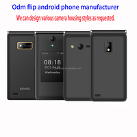 Téléphone à clapet Android ODM 4G double SIM VoLTE avec écran tactile de 2,8 à 4 pouces ou sans écran tactile, compatible WhatsApp et Android Auto – Fabricant