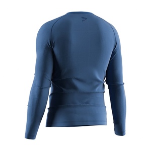 เสื้อผ้าออกกำลังกายผู้ชายสำหรับฝึกอบรมซัพพลายเออร์ เสื้อยิมสุดเท่ห์ ไซส์ใหญ่ เสื้อยืดกีฬาผู้ชาย เสื้อแขนยาวรัดรูปสำหรับฟุตบอล - Product Image 4