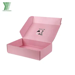 Chất Lượng Cao Màu Hồng Đầy Đủ Màu Sắc In Ấn Gửi Thư Hộp Kid Của Chơi Trò Chơi Thẻ Sóng Giấy Bao Bì Hộp - Product Image 1