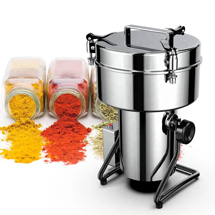 Moulin à épices électrique domestique, 800g, 2500g, 3000g, prix des aliments secs, Machine de fabrication de poudre, moulin à épices et à poivre