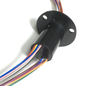 Anillo Colector Hx de 2, 3 y 4 Canales, 15A, 20A, 30A, Tipo Tapa, con Orificio Pasante, Eléctrico Giratorio para Maquinaria - Product Image 4