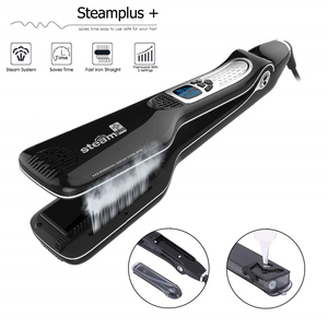 Spazzola Lisciante a Vapore Piastra in Ceramica Ferro per Capelli Professionale Pettine Lisciante Elettrico Piastra per Capelli Riscaldante - Product Image 1