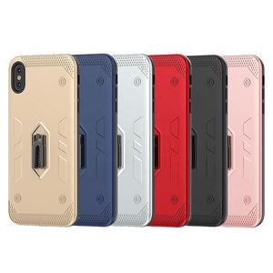 Saiboro Rugged Armor de 2 en 1 PC TPU soporte resistente al impacto, caja del teléfono para Iphone xs. - Product Image 2