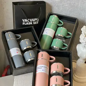 Corporate Business Stainless Steel Vacuum Flask Thermos Mug Gift Set