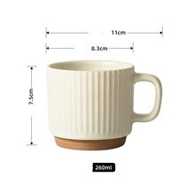 TIKAFE Tasse en céramique minimaliste style Ins, inspirée des macarons, résistante aux hautes températures, compatible lave-vaisselle et micro-ondes, fabriquée en Chine