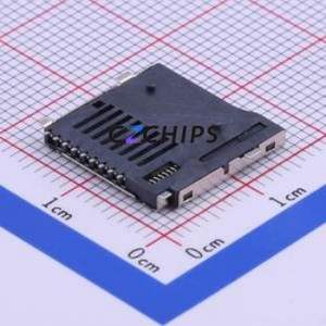 XKTF-N02-N SD Card / Memory Card Connector SMD Connector Self-Return Type MicroSD Card (TF Card) Card Holder 2mm - Product Image 2