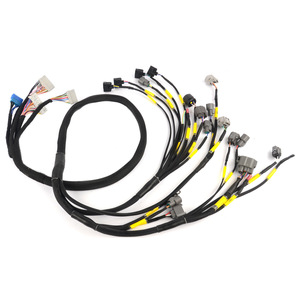 Ap03 cnch Obd2ชุดสายไฟเครื่องยนต์1 B ชุดสายไฟสำหรับ Honda Civic B16เสื้อไนล่อน12V - Product Image 3