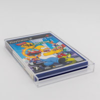 Protecteur acrylique transparent de vitrine pour Sony Playstation DVD (WII, GAMECUBE, PS2, XBOX, XBOX360)