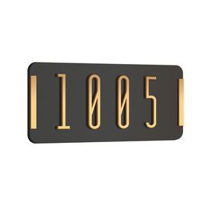 <span class=keywords><strong>Autocollant</strong></span> de porte créatif de plaque d'immatriculation de <span class=keywords><strong>maison</strong></span> en acrylique tridimensionnel moderne pour le bureau d'entreprise à domicile et l'hôtel avec livraison gratuite - Product Image 5