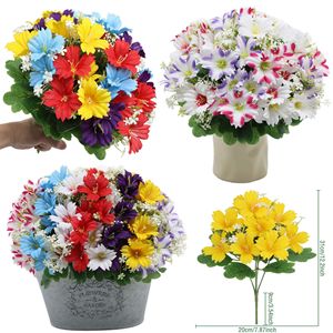 Hot Selling <b>Artificial</b> Morning Glory <b>Bouquets</b> Home Soft Furnishing Window Display Outdoor Landscape Greenery Wholesale - Product Image 1