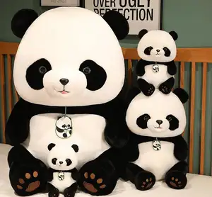 Лидер продаж, рекламная кукла-панда, плюшевый медведь, мягкие игрушки, плюшевая панда, Подушка-Панда на заказ