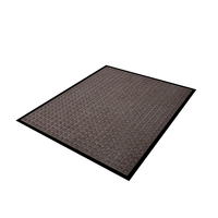Puro de Dacron de poliéster Material de fibra de respaldo de PVC absorción de agua de entrada de puerta de piso Mat