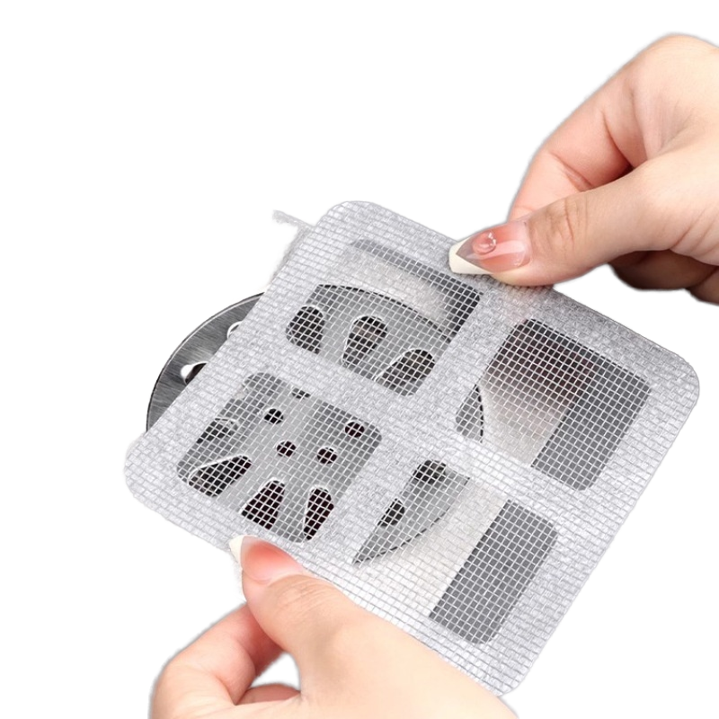 Bathroom Fiber Square Filter Net Disposable