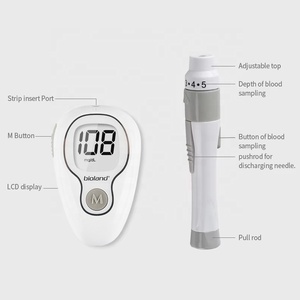 Y Tế Tests Glucometer Blood Đường Màn Hình Bệnh Tiểu Đường Glucose Meter Thử Nghiệm <span class=keywords><strong>Kit</strong></span> Với 25/50Pcs Strips Và Kim Trích - Product Image 1