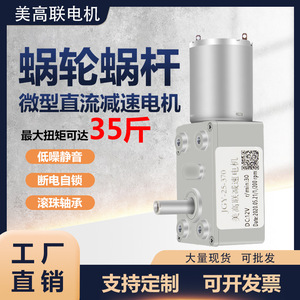 Jgy 25 370 Dc Gear Motor 12V Reversible Variable Speed <b>Worm</b> Reduction Automation Robotics Medical Devices - Product Image 4