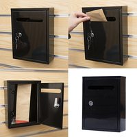 Boîtes aux lettres murales en acier inoxydable personnalisées pour l'extérieur avec serrures intelligentes pour une utilisation en jardin
