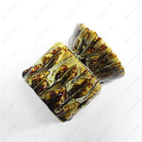 Chauffe-cire carré pour bougies, brûleur de cire parfumée, huile essentielle, encens, céramique, logo personnalisé, encens brillant, AROMATIQUE