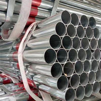 Tuyau en acier galvanisé à chaud Z80 ASTM A135 A795 ASTM A53, tuyau en acier pour serre, tuyau en acier pour structure 1 1/2 pouces