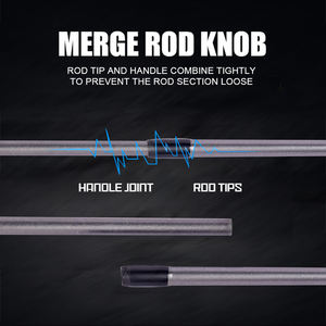 Canne à pêche spinning pour eau salée, 2 brins, pour truite, surfcasting, baitcasting, action rapide, blank en carbone, poignée EVA, pour carpe crucian de lac - Product Image 6