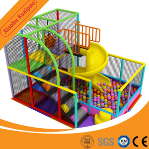 Khu vui chơi trong nhà mini nhiều màu sắc cho trẻ em, bộ đồ chơi mềm với cầu trượt và hố bóng cho nhà và trường học - Product Image 3