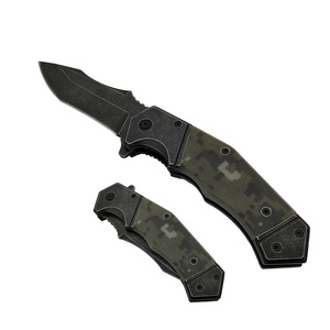 Cuchillo Táctico Plegable al por Mayor con Hoja de Piedra Lavada para Uso Exterior, Cuchillo de Supervivencia EDC para Caza, Camping y Rescate - Product Image 3