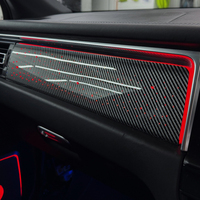 Kit d'éclairage d'ambiance intérieur pour Porsche Macan RHD Dynamic Symphony 64 couleurs, style étoile carbone, kit de mise à niveau.